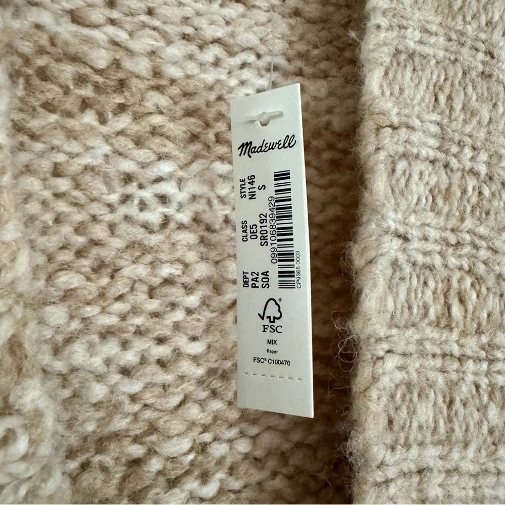Madewell Space-Dyed Long Cardigan Sweater - Picture 6 of 6